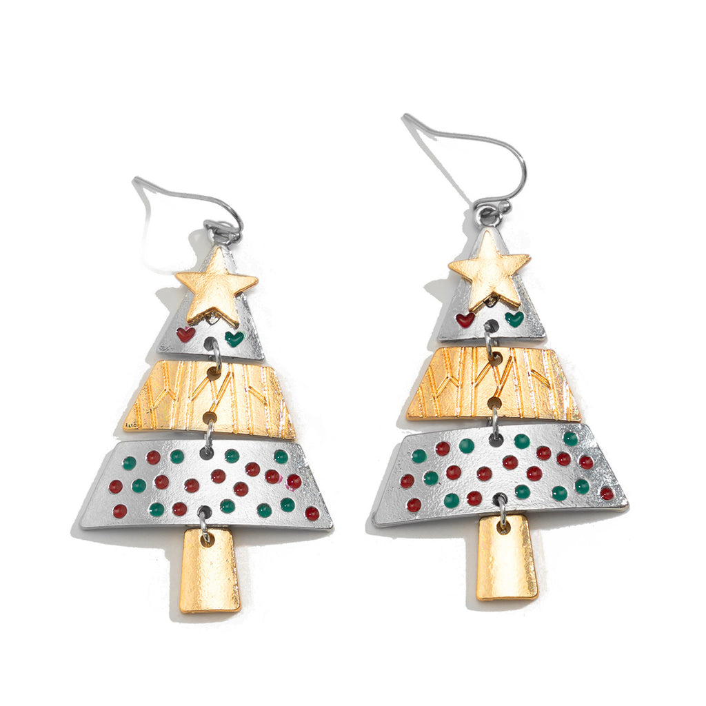 GOLD&SILK Christmas Earrings