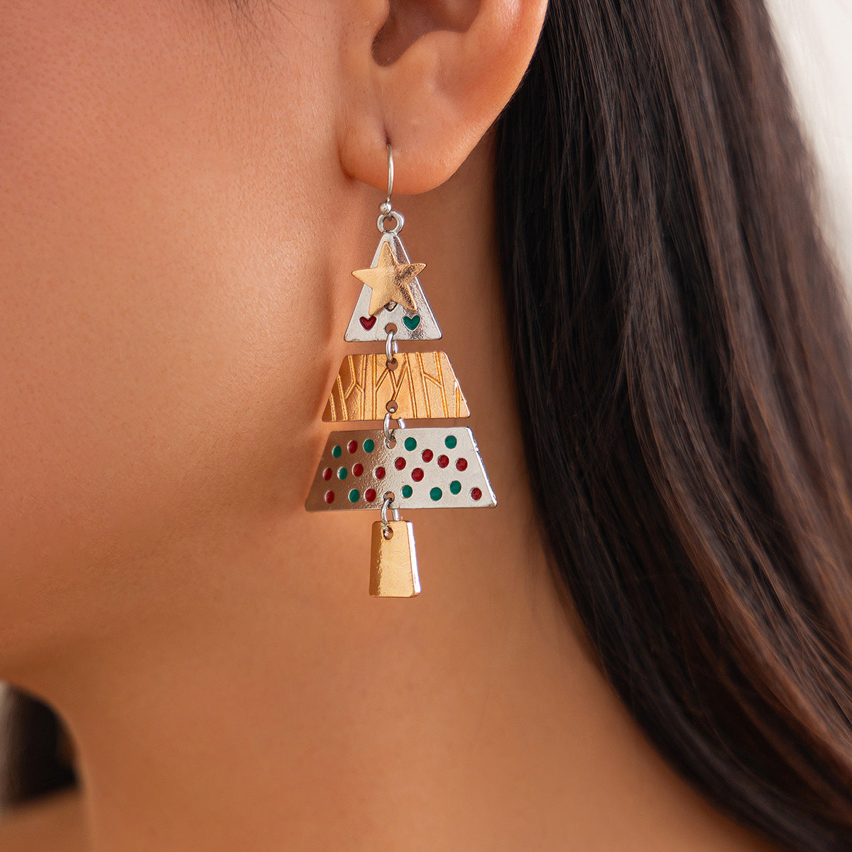 GOLD&SILK Christmas Earrings